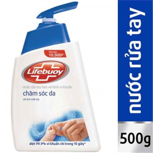 Nước rửa tay Lifebuoy chăm sóc da 500g